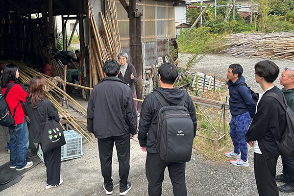「岩波製竹」視察
