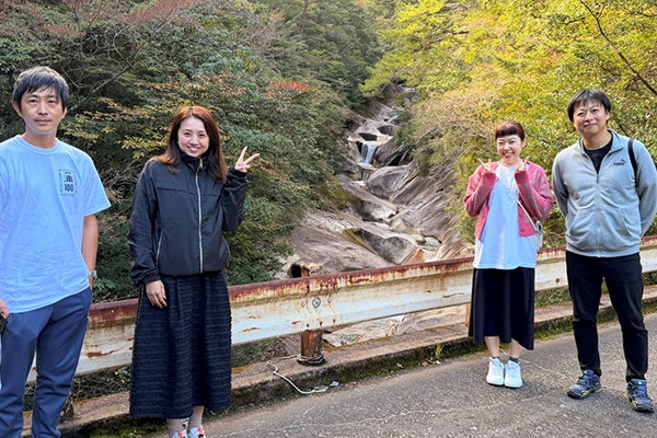 「藤河内渓谷」視察