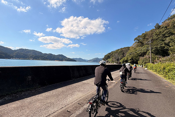 Eバイクで大入島一周