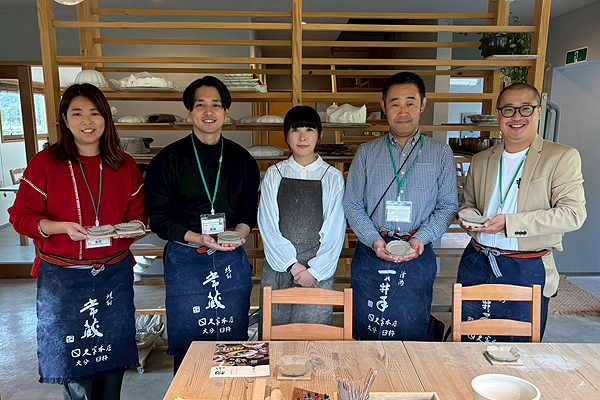 うすき焼き体験(うすき皿山)